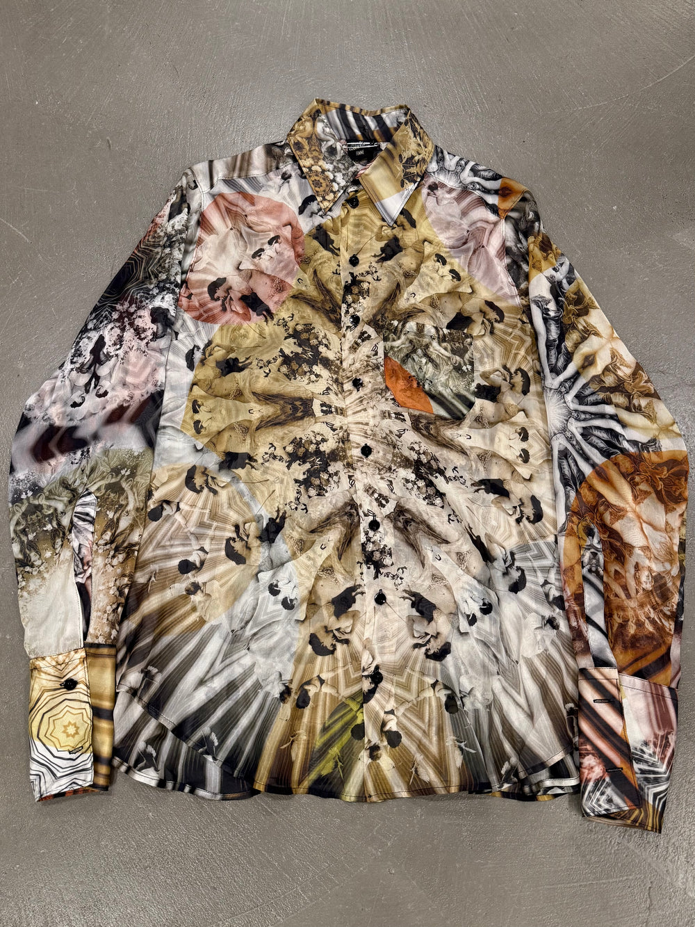 2000s Jean Paul Gaultier print shirt