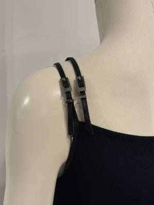 1998 Gucci by Tom Ford iconic g-logo strap top