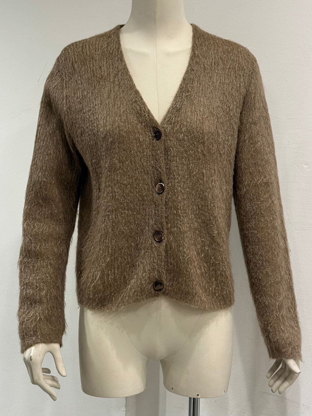 2000s Prada mohair wool cardigan