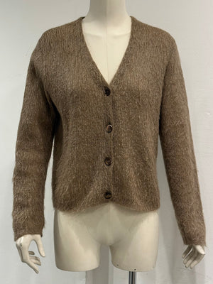 2000s Prada mohair wool cardigan