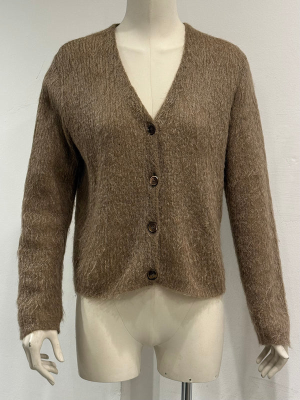 2000s Prada mohair wool cardigan