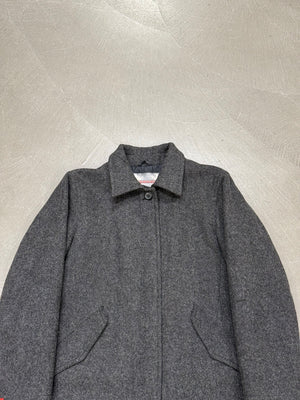 2000s Prada single breasted long wool coat