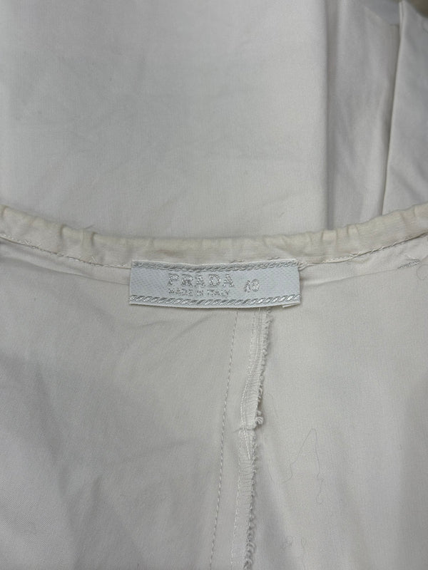 2000s Prada loop belted skirt