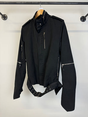 SS2003 Dior “Follow Me” moto biker zipper jacket