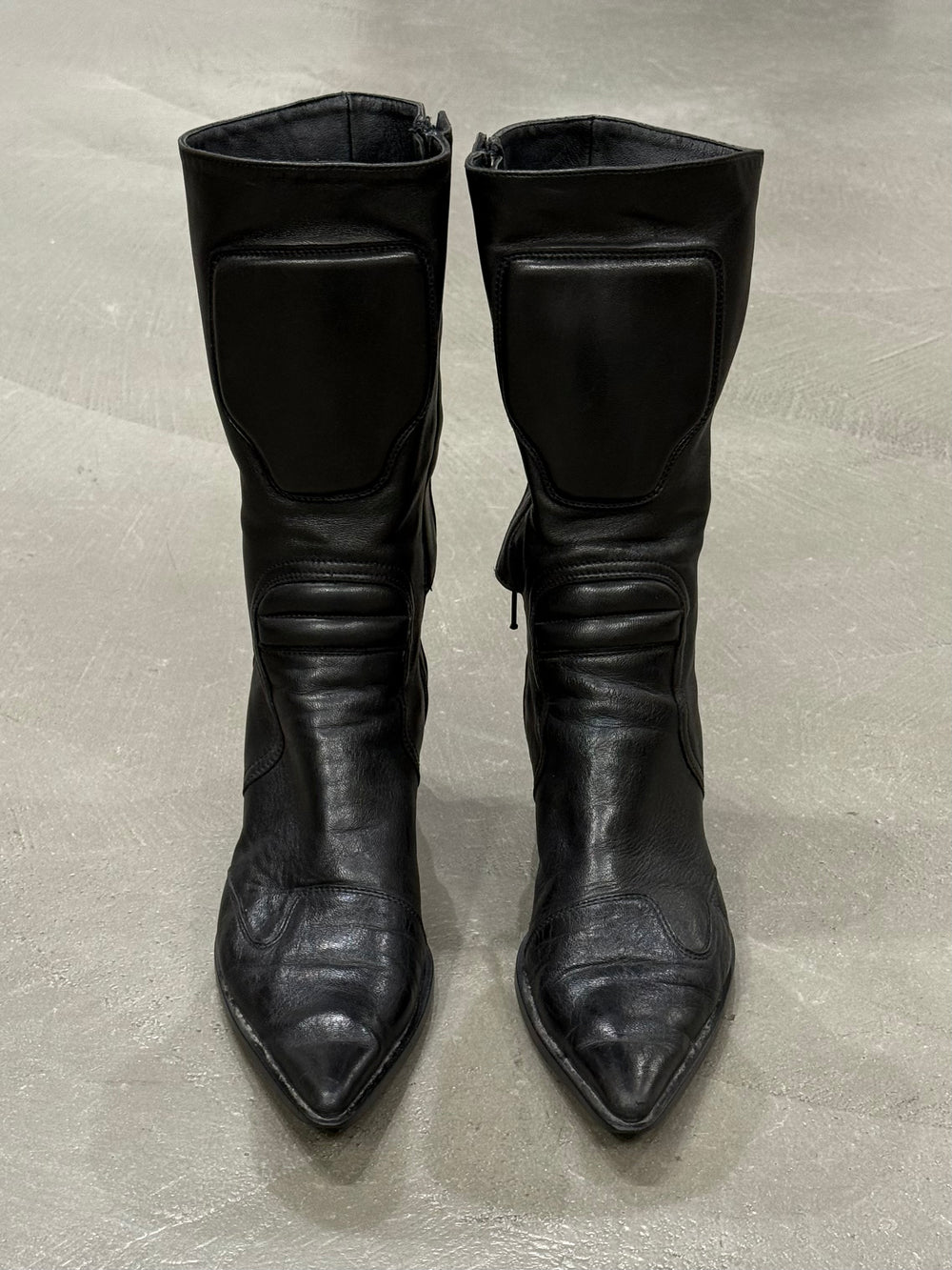 1999 Miu Miu biker moto boots