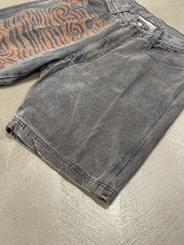 1990s Armani tiger print shorts