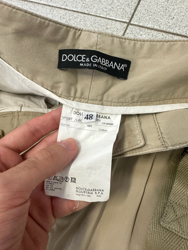 SS2004 Dolce & Gabbana Bondage parachute cargo pants