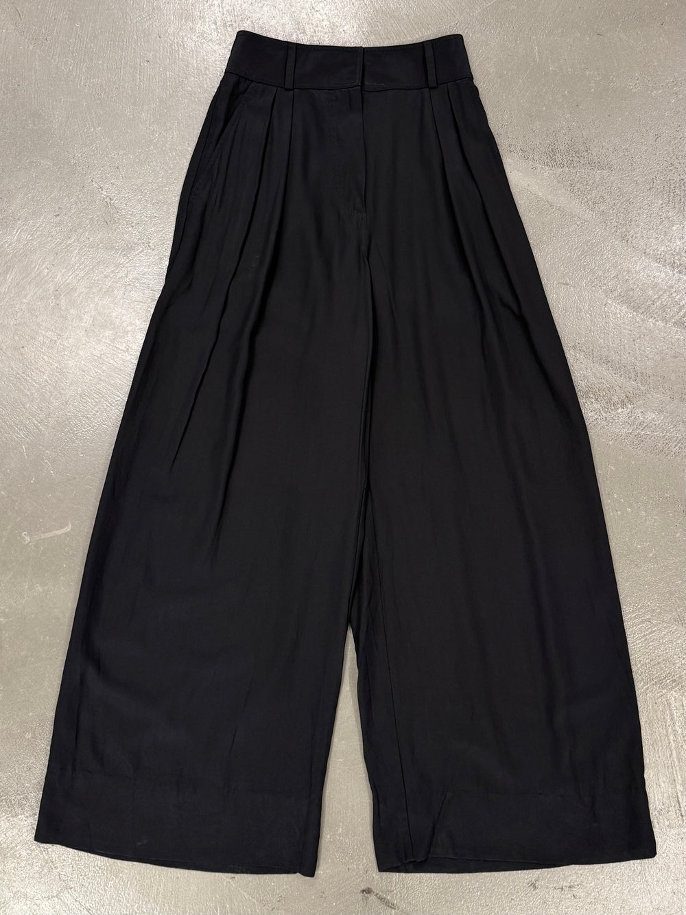 2010s Salvatore Ferragamo wide leg baggy pants