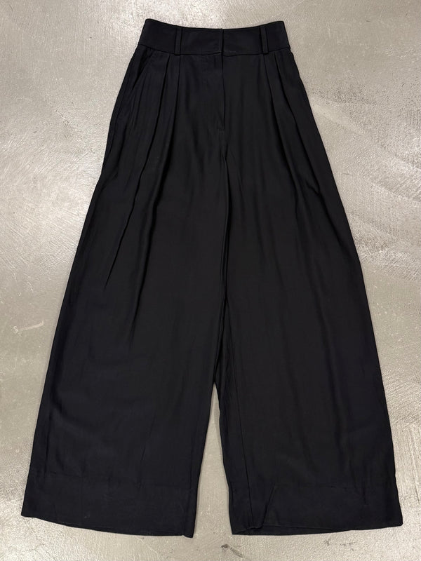 2010s Salvatore Ferragamo wide leg baggy pants