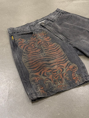 1990s Armani tiger print shorts