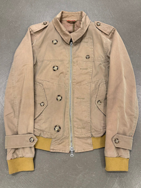 2000s Prada military bomber jacket