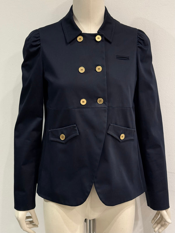 2000s Miu Miu double breasted officer jacket