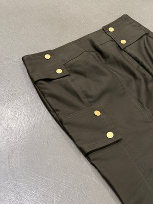 2003 Gucci by Tom Ford cargo midi skirt