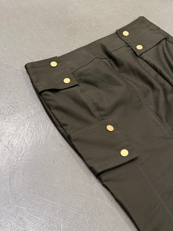 2003 Gucci by Tom Ford cargo midi skirt