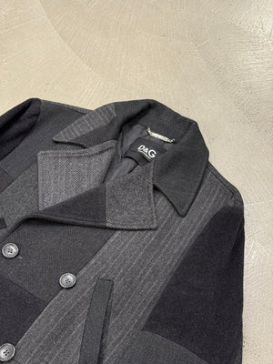 2000s Dolce & Gabbana heavy wool coat