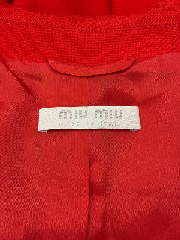 2000s Miu Miu tailored blazer