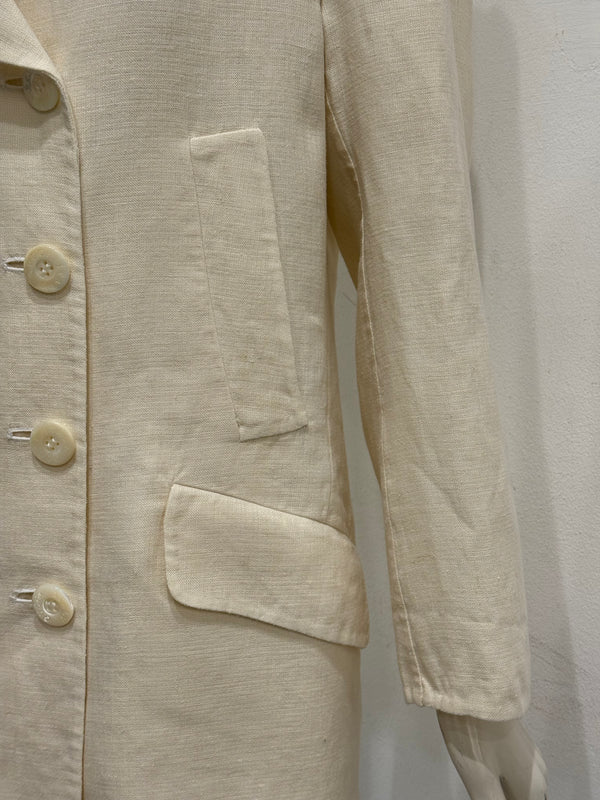 1996 Gucci by Tom Ford caban linen coat