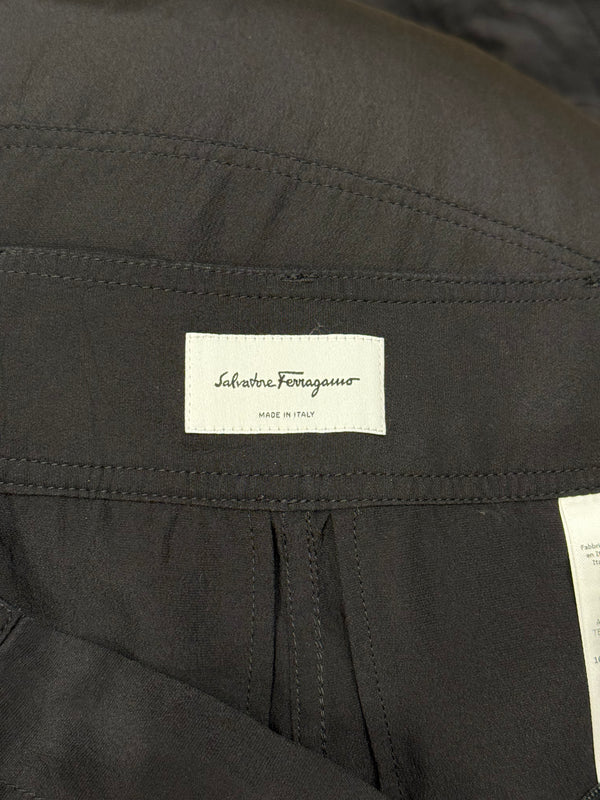 2010s Salvatore Ferragamo wide leg baggy pants