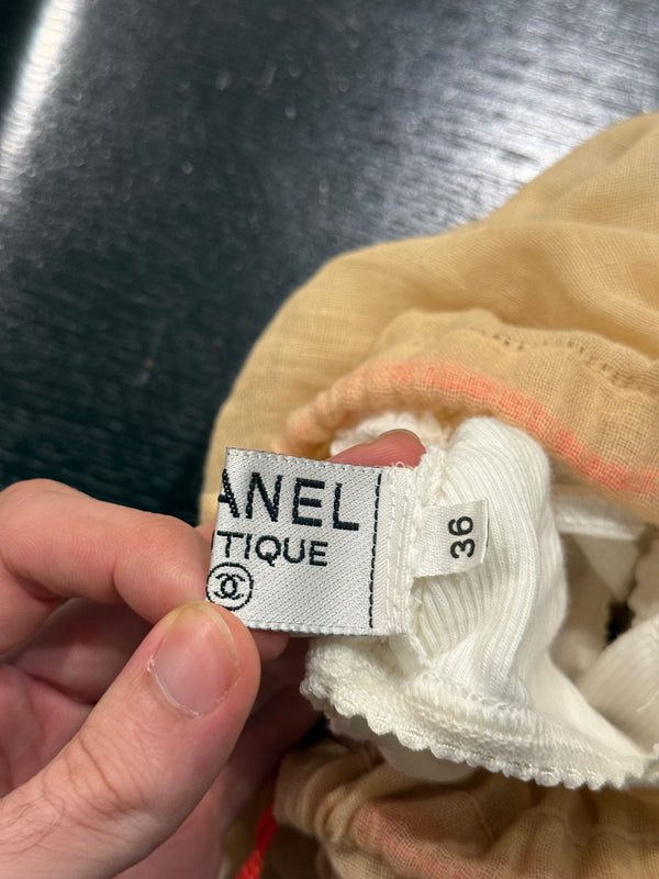 S/S1993 Chanel runway iconic high waist underwear set