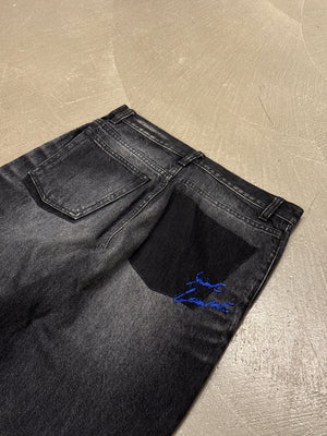 2017 Saint Laurent “D18” dark wash denim jeans