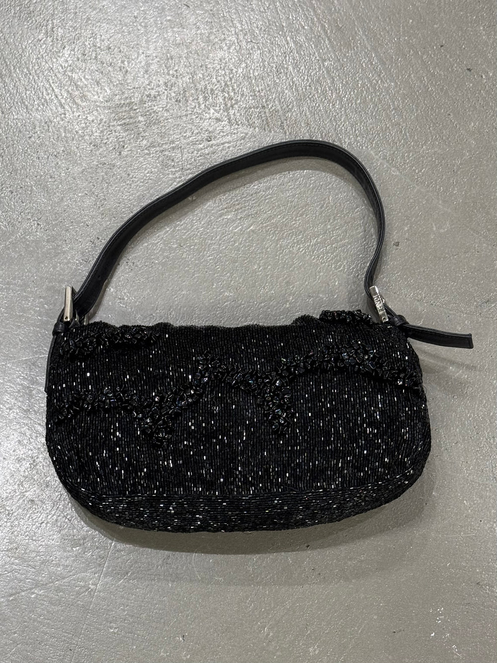 2000s Fendi pailettes baguette bag
