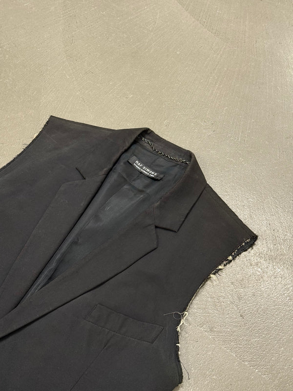 S/S2000 Raf Simons distressed vest