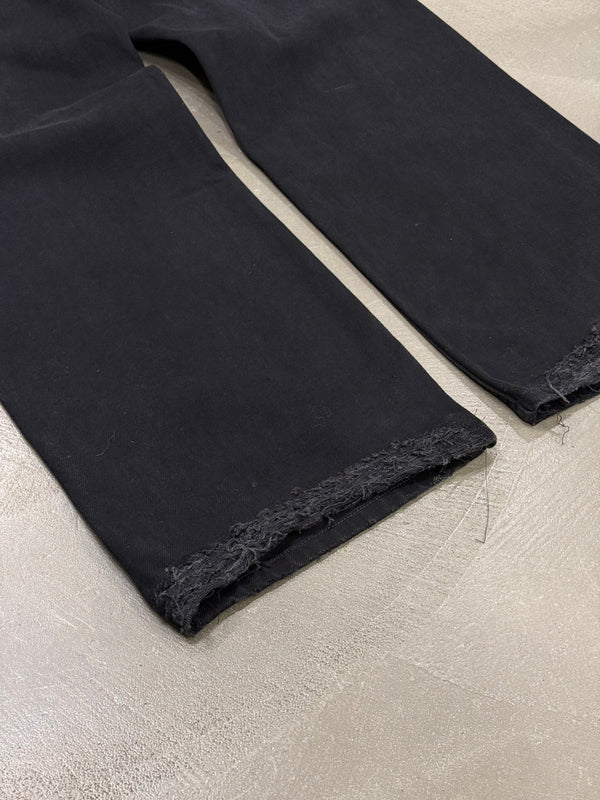 2020s Ann Demeulemeester distressed wide leg pants