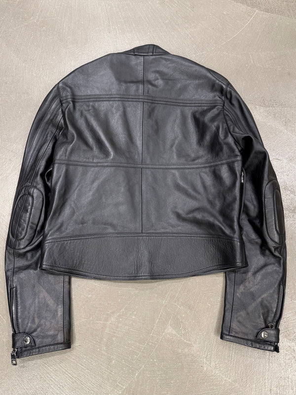 2020s Dolce & Gabbana moto biker leather jacket