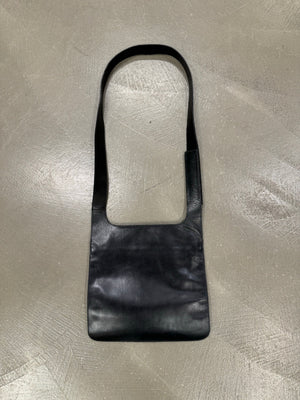 A/W1999 Prada leather and wool shoulder bag