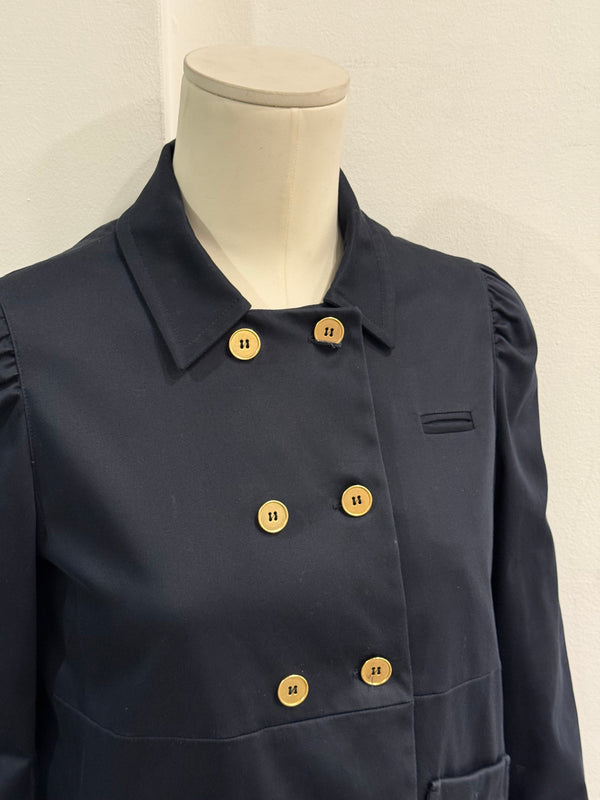 2000s Miu Miu double breasted officer jacket