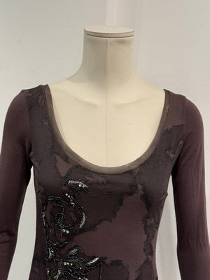 A/W2006 Christian Dior by John Galliano sheer embellished top