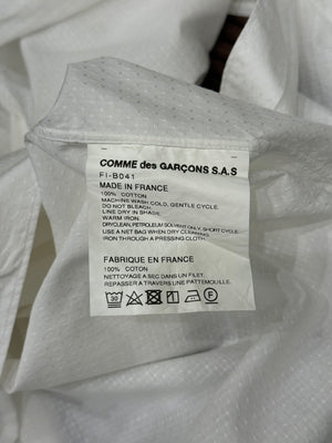 2010s Comme des Garçons oversized cotton long sleeve shirt