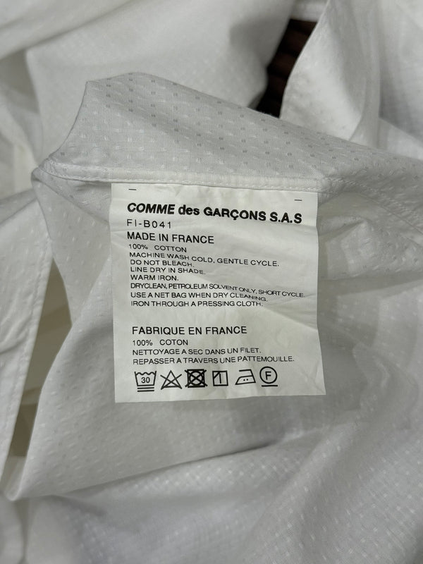 2010s Comme des Garçons oversized cotton long sleeve shirt