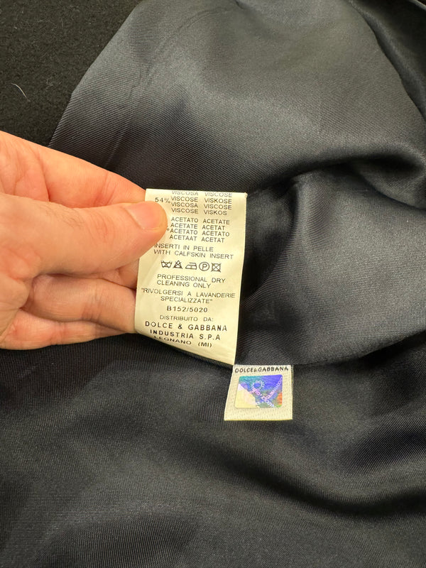 2000s Dolce Gabbana double breasted wool coat