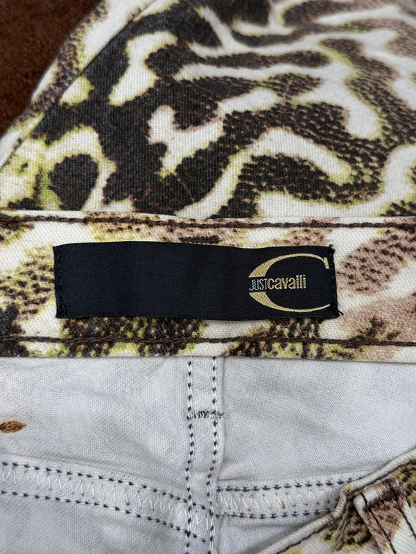 2000s Roberto Cavalli abstract print pants