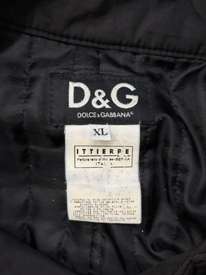 A/W2003 Dolce & Gabbana goggle aviator bomber jacket
