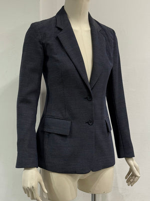 A/W2007 Maison Margiela wool pointed wrinkled shoulder blazer