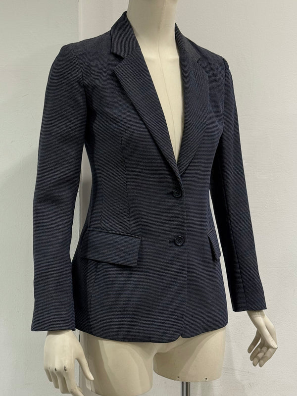 A/W2007 Maison Margiela wool pointed wrinkled shoulder blazer