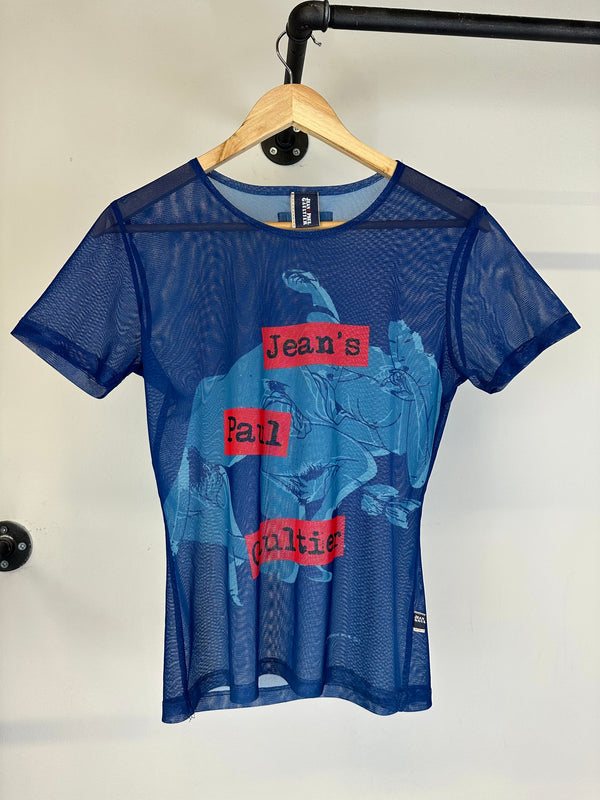 2000s Jean Paul Gaultier Kamasutra mesh top