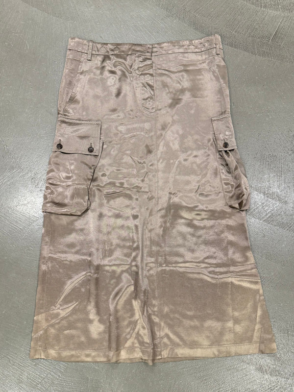 Early 2000s Ann Demeulemeester adjustable cargo maxi skirt