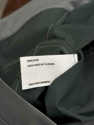 A/W2018 Kiko Kostadinov Gaetan contrast strap runway pants