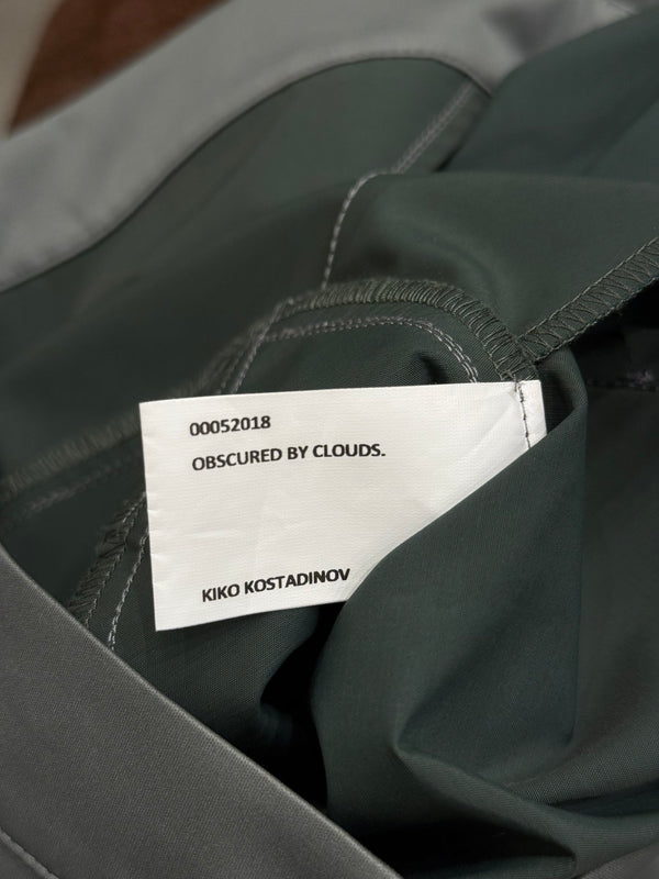A/W2018 Kiko Kostadinov Gaetan contrast strap runway pants