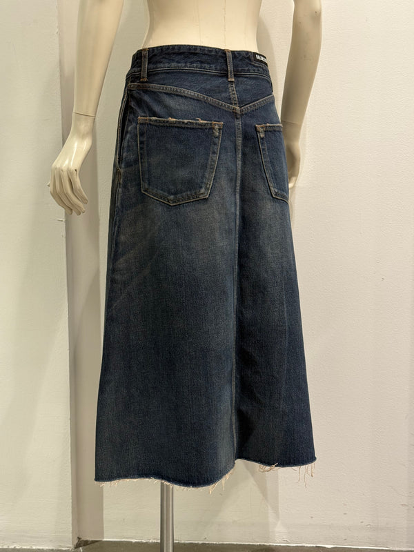 2020 Balenciaga faded wide skirt