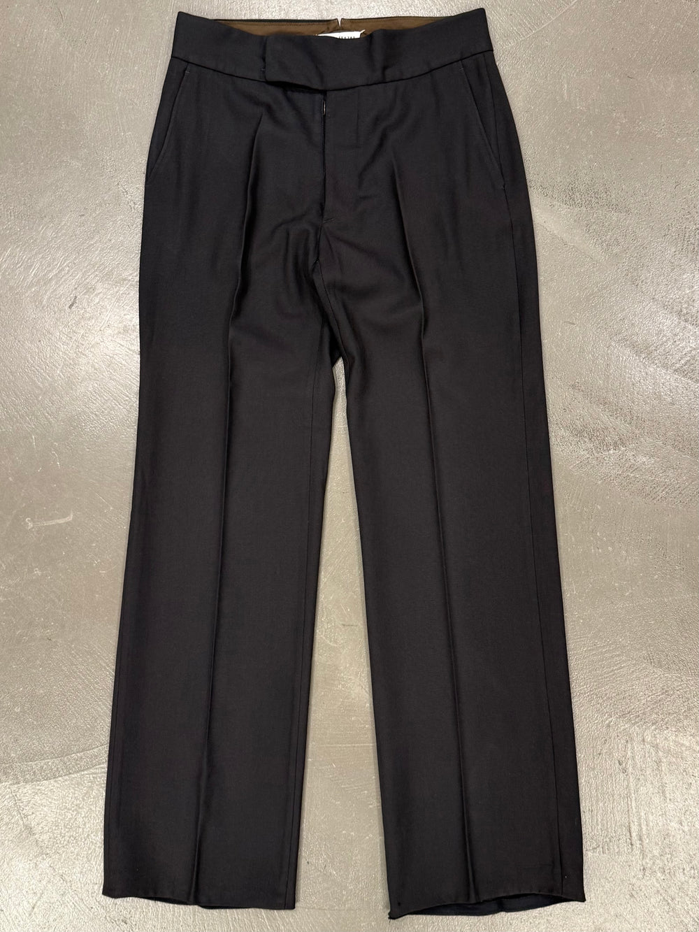 A/W2002 Maison Margiela wool flared dress pants