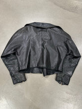 Load image into Gallery viewer, 1990s GIANNI Versace cropped aviator leather bomber jacket

