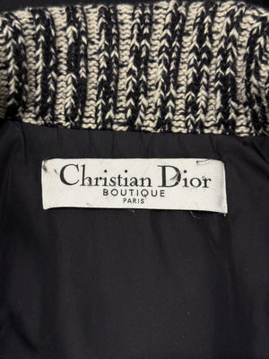 A/W2005 Christian Dior by John Galliano knit sleeves puffer jacket