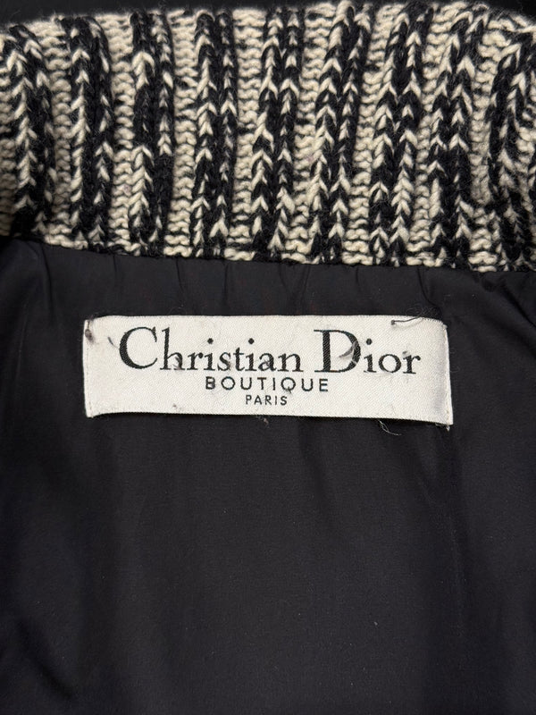 A/W2005 Christian Dior by John Galliano knit sleeves puffer jacket