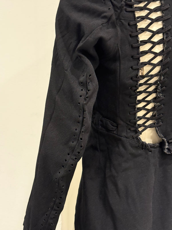 A/W 2004 Comme des Garçons deconstructed lace-up jacket