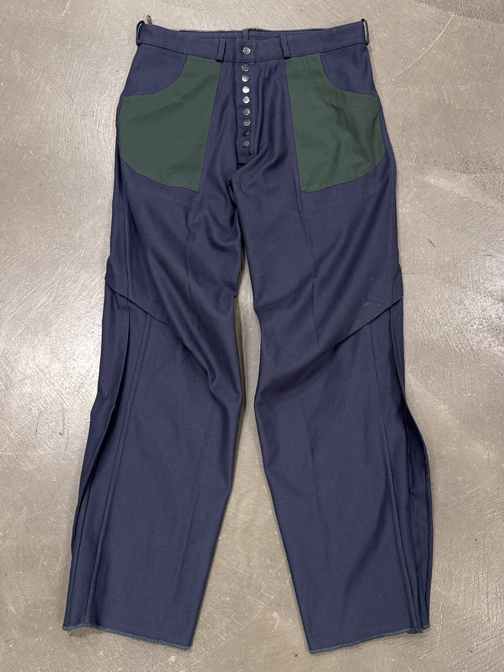 A/W2018 Kiko Kostadinov Triple Dart reversible trousers in Loro Piana fabric