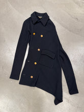 Load image into Gallery viewer, A/W2002 Comme des Garçons twisted asymmetrical runway jacket
